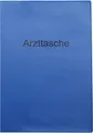 Produktbild: RNKVERLAG 2891 - Arzttasche aus blauem Kunststoff mit Einstecktaschen für Dokumente bis DIN A6, 1 Stück