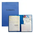 Produktbild: Arzttasche, Arztmappe DlN A6 (105 x 148 mm) Kunststoff blau