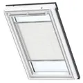Produktbild: VELUX Plissee Uni Weiß 1016 Faltstore, F06, Aluminiumschiene,GGU,Manuell,VELUX