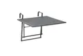 Produktbild: Greemotion Balkonhängetisch Toulouse XL eisengrau klappbar 70 x 70 cm platzsparend