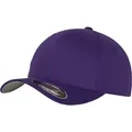 Produktbild: Flexfit® Wooly Combed Bacecap mit Flexband für eine optimale Passform, purple, Youth