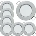 Produktbild: 7er Set Modul LED Einbaustrahler | Flach | 5W | 230V | Loch = 55-65mm | ET=28mm