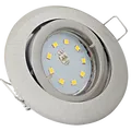 Produktbild: Flacher LED Decken Einbaustrahler Lana 230V - 5W SMD Modul Warmweiß 3000K