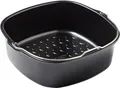 Produktbild: PYREX Airfryer Metall Ofenform 22 x 21 x 7,5 cm Backkorb mit Griff