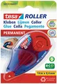 Produktbild: tesa Roller Kleben Permanent ecoLogo - Nachfüllbarer Kleberoller mit reißfestem Band & doppelseitigem Klebefilm - lösungsmittelfrei - 14 m x 8,4 mm