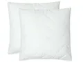 Produktbild: ZOLLNER Kopfkissen, Füllung: 100% Silikonisierte Polyesterhohlfaserbällchen, Seitenschläfer, Spar-Set, 40 x 40 cm, 50% Polyester, 50% Baumwolle, vom Hotelwäschespezialisten