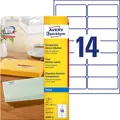 Produktbild: AVERY Zweckform J8563-25 Adressetiketten/Adressaufkleber (350 Etiketten, 99,1x38