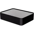 Produktbild: HAN Schubladenbox Allison SMART-ORGANIZER Utensilienbox mit Innenschale und Deckel/Serviertablett, stapelbar, für Büro, Schreibtisch, Badezimmer, Küche, möbelschonende Gummifüße, 1110-13, schwarz