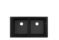 Produktbild: hansgrohe Einbauspüle S51 S510-U770 Unterbauspüle 370/370 Graphitschwarz
