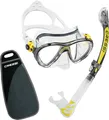 Produktbild: Cressi Schnorchel Set Maske Big Eyes Evolution + Schnorchel Alpha Ultra Dry gelb