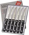 Produktbild: RÖR Jausenmesser 6er Set Tafelmesser Brotzeitmesser Tischmesser Brötchenmesser