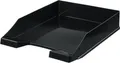 Produktbild: Ablagekorb HAN Klassik, für Format A4/C4, mit Beschriftungsfeld, stapelbar, B 255 x T 348 x H 65 mm, Kunststoff, schwarz, 10 Stück 180780