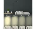 Produktbild: LED Stehleuchte CCT 600 lm warmweiß-tageslichtweiß H 128 cm mit Touchdimmer schw