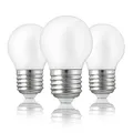 Produktbild: Hellum 3er Set Glühbirne E27 25 Watt, 250 Lumen, Warmweiß 2700 Kelvin, Milchglas, Leuchtmittel Ersatz 209204