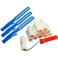 Produktbild: Anstreich Set Steckbügel Mit Schaumwalze Plüschwalze Und Farbrührstäbe