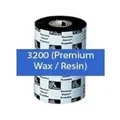 Produktbild: Zebra 3200 Wax/Resin - 1 - 60 mm x 300 m - Farbband - für TLP 2746, TLP 2746, 2746e, ZT200 Series ZT220