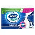 Produktbild: Zewa Küchenrolle Wisch&Weg Original, wringfest 42837 , 1 Packung = 8 Rollen