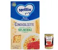 Produktbild: 3x Mellin Conchigliette Pasta , 280g+Italian Gourmet Polpa 400g