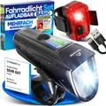 Produktbild: Nextcover Fahrradbeleuchtung NEXTCOVER® Fahrradlicht Set mit [LightSense] Sensor & 11h Akkulaufzeit