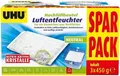 Produktbild: UHU Luftentfeuchter Nachfüllbeutel 3x450g gegen Feuchtigkeit & Gerüche