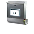Produktbild: BURG WÄCHTER Briefkasten Malaga 75310 silber