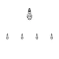 Produktbild: 5 x Zündkerze BOSCH für ALFA ROMEO, ASTON MARTIN, AUDI, AUSTIN, BMW