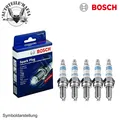 Produktbild: BOSCH 5x Zündkerzen für ALFA ROMEO ASTON MARTIN AUDI AUSTIN BMW DACIA