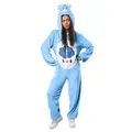 Produktbild: Rubie's 702764 Care Grumpy Bear Comfy-Wear-Kostüm-Overall mit Kapuze, Erwachsenengröße, Herren, Damen, wie abgebildet, S Halloween