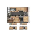 Produktbild: Vicco Küchenzeile Küchenblock Einbauküche Raul Anthrazit Eiche 240 cm modern Küchen Schränke Spülenunterschrank Unterschrank Hängeschrank Arbeitsplatte Küchenmöbel