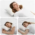 Produktbild: vidaXL Shread Schlafkissen Weiß 60 x 40 x 14,5 cm Viscoschaum