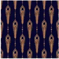 Produktbild: Fasana Papierserviette 20 Servietten Golden Peacock Feathers 33x33cm, (20 St) schwarz