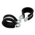 Produktbild: 5x 19mm Rohrschellen mit Gummieinlage I Kabelschellen zum Schrauben I Schlauc...