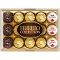 Produktbild: Ferrero Collection 15er Geschenkbox Rocher Raffaello Rondnoir (52,27 EUR/kg)