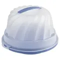 Produktbild: ROTHO Allzweckkorb Gugelhupf-Kuchenbehälter FRESH, Blau, B 30,5 cm, Kunststoff, mit Deckel blau