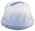 Produktbild: ROTHO FRESH Gugelhupf-Kuchenbehälter Kunststoff mit Griff Blau 30,5 x 28,5 cm
