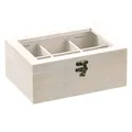Produktbild: Teebox aus Bambus, 6 Fächer, 22 x 16 cm, Kesper