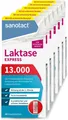 Produktbild: sanotact Laktase 13.000 EXPRESS (6 x 40 Laktasetabletten) - Laktose Tabletten mit Sofortwirkung - Bei Laktoseintoleranz & Milchunverträglichkeit