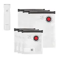 Produktbild: ZWILLING FRESH & SAVE Vakuum Pumpenset mit Ladekappe, S/M / 7-tlg, Weiß