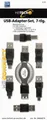 Produktbild: Heitech USB-ADAPTER-SET, 7-TLG