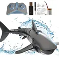 Produktbild: OBEST Flexibles Hai RC Spielzeug Shark Boat, 2.4 GHz RC Elektrisches Haiboot Spielzeug Speedboat, Ferngesteuertes unterdem Wasser Shark Toy, Geschenk für Kinder Pool Lake Pond Garden (Schwarz)