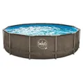 Produktbild: Mountfield ELITE – Pool mit Korbgeflechtrahmen – 5,49 x 1,22 m dunkles Korbgeflecht (Doppelrattan)