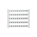 Produktbild: WEIDMÜLLER Klemmenmarkierung weiß RM=5mm 1-50 horizontal