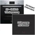 Produktbild: BOSCH Backofen Teleskopauszug + PKM Flex-Induktionskochfeld autark 60cm