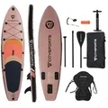Produktbild: Stand Up Paddle Set 320x80x15 cm Belastbar bis 160kg SUP-Paddel Aufblasbar Stabil Leicht Komplett Set Tragetasche Paddel - Bronze