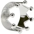 Produktbild: SILBERMOOS Silberring Kronenring - Das Original, 925 Sterling Silber silberfarben 60