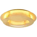 Produktbild: Led-Deckenleuchte Merle, Gold, Metall, rund,rund, A, 40x8x40 cm, RoHS, Europäischer Sicherheitsstandard, Lampen & Leuchten, Innenbeleuchtung, Leuchten nach Räumen, Schlafzimmerlampen