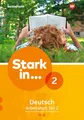 Produktbild: Stark in Deutsch Ausgabe 2017: Arbeitsheft 2 Teil 2