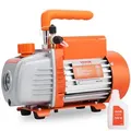 Produktbild: VEVOR Vakuumpumpe 150W Unterdruckpumpe 1-stufig Klimaanlage Pumpe 100L/min Durchfluss 1440U/min Drehzahl 0,64/1,27cm SAE Einlass Vakuumgeräte 5Pa Motor aus reinem Kupfer HVAC/Auto Kältemittelaufladung