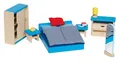 Produktbild: Goki 51906 - Schlafzimmer, 16-teilig, Puppenhausmöbel Single