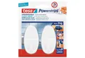 Produktbild: tesa Klebehaken PowerStripsHaken weiß oval 2 Stück Large